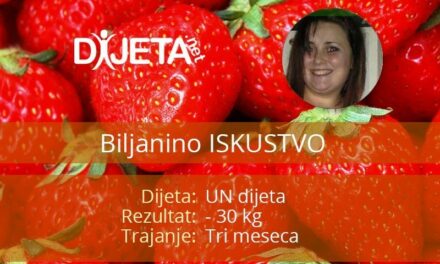 Biljanino iskustvo sa UN dijetom: -30kg za 3 meseca