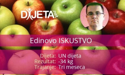 Edinova priča o gubitku 34 kilograma UN dijetom