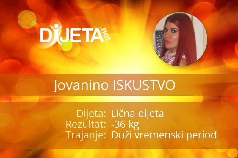 Jovanino iskustvo: -36 kg bez vežbanja