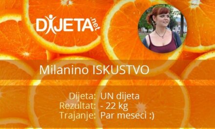 Milana na UN dijeti: -22 kg za par meseci!