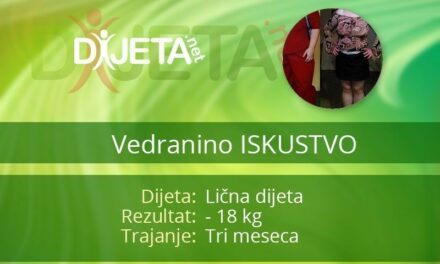 Vedranino iskustvo: -18 kg prostom promenom ishrane