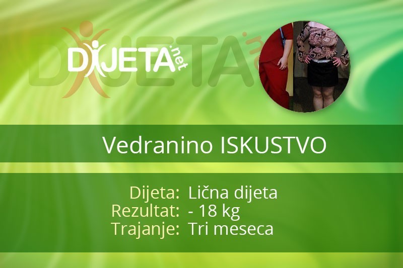 Vedranino iskustvo: -18 kg prostom promenom ishrane