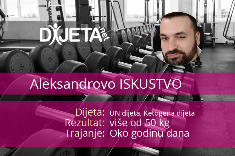 Aleksandar je smršao više od 50 kg i ide dalje…