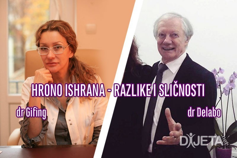 Hrono ishrana – razlike i sličnosti: dr Delaboa i dr Gifing