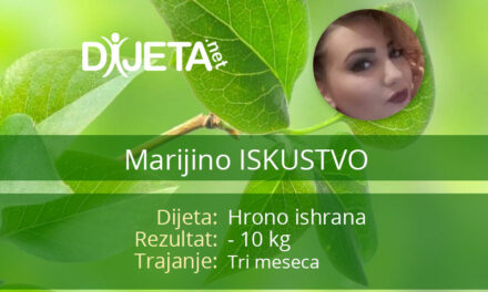 Marija na hrono dijeti