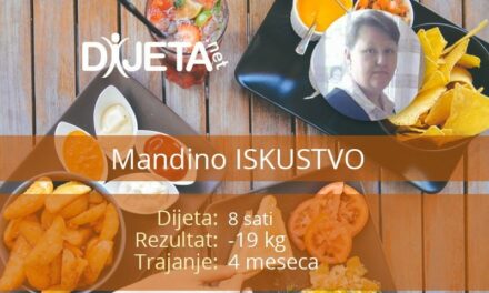 Manda na dijeti 8 sati: -19 kg bez odricanja