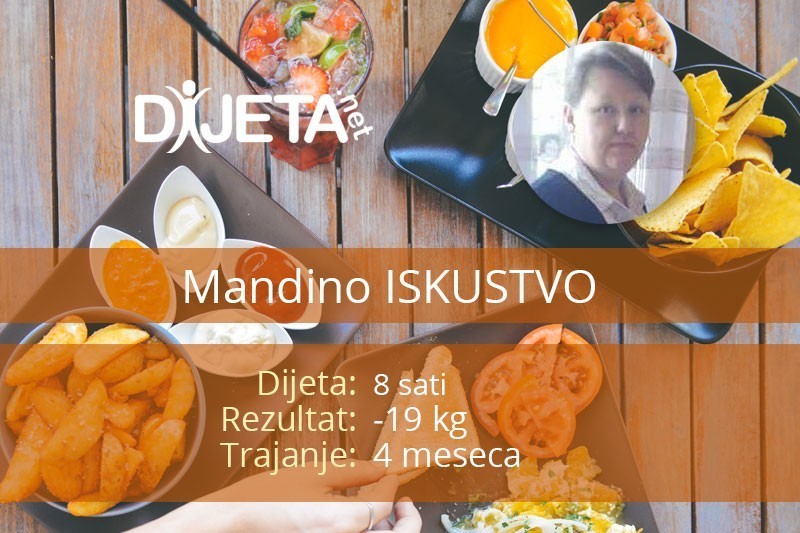 Manda na dijeti 8 sati: -19 kg bez odricanja